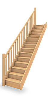 Escalier droit